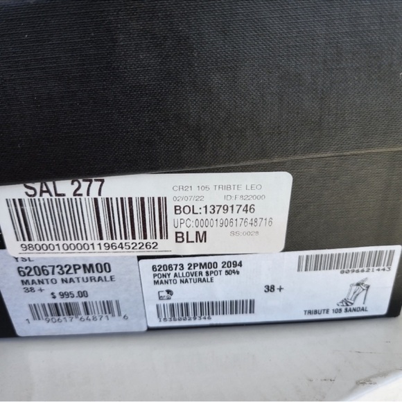 NEW IN BOX AUTHENTIC YSL LEOPARD HEELS - Picture 11 of 14